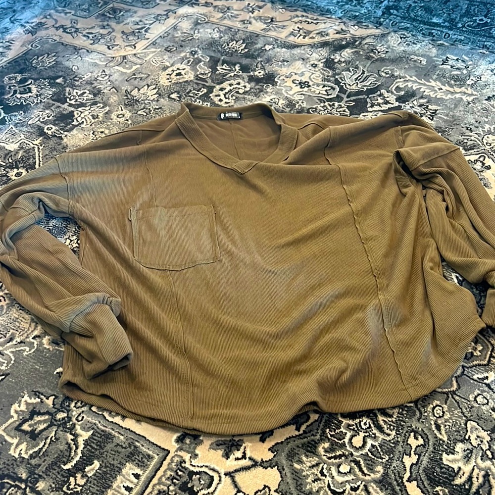 Puff sleeve long sleeve